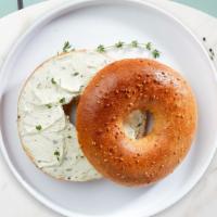 Bagel And Cream Cheese · Get a wholesome toasted bagel with our special cream cheese!
