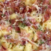 Bacon Mac · White cheddar mac & cheese with bacon