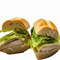 #12 - Rest A Shore · Grilled Chicken, Whole Milk Mozzarella Cheese, Lettuce, Mayo on a SUB.