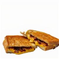 #19 - Life Is Good · Grilled cheese, bacon, toast.