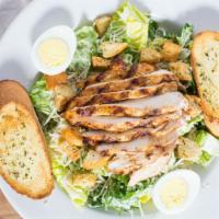 Cajun Caesar Salad · Gluten-free. Fresh romaine lettuce tossed in our creamy Caesar dressing, dusted with parmesa...