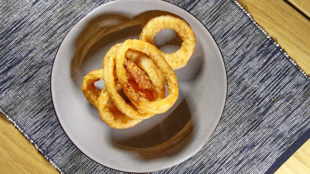 Onion Rings · Served with cool ranch dressing.