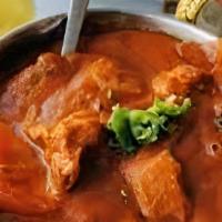 Lamb Vindaloo (Spicy) · Spicy. Boneless lamb. A konkan specialty. Cooked with potatoes in a very hot and tangy sauce.