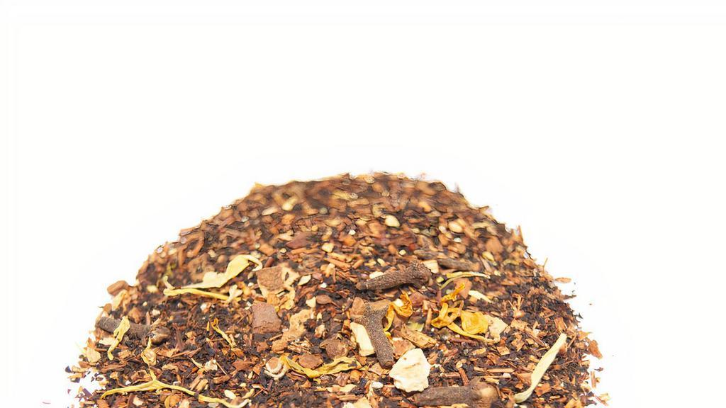 Extra Spicy Chai Tea · Our best selling chai. .. All those chai spices with the added flavor profile of a rooibos to naturally sweeten and the black tea to add a bit of astringency. Pairs well with milk and sweetener. Spicy.