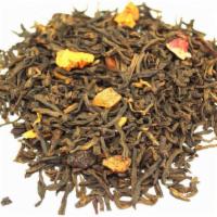 Strawberry Mango Tea · A chinese aged yunnan pu-erh with bits of strawberries and mangos. Nice and fruity and great...