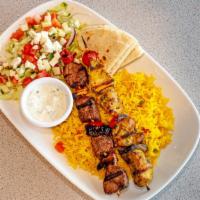Combo Kabobs · One grilled chicken, and one grilled lamb kabobs. Consuming raw or undercooked meats, poultr...