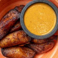 Fried Plantains · Served with with crema jalisco