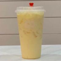 Mango Au Lait · Mango fresh milk with lychee jelly. One Size.