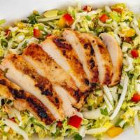 Skinny Biggie Bowl · NAPA SLAW TOPPED WITH THICK & JUICY CHICKEN