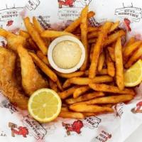 Cod Basket · Fried Cod served with Cajun Fries