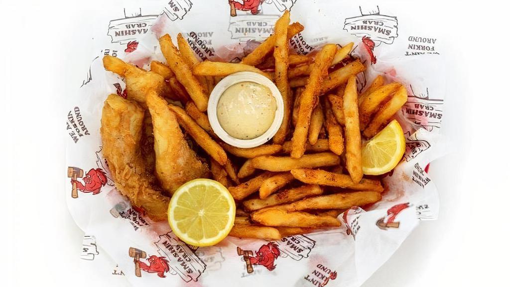 Cod Basket · Fried Cod served with Cajun Fries