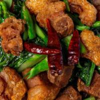 Chinese Broccoli Stir- Fried · Stir-fried with garlic, Chinese broccoli and oyster sauce.
