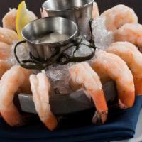 Jumbo Shrimp Cocktail · Chilled with cocktail sauce.