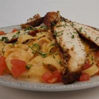 Blackened Chicken Cajun Pasta · Blackened Bell and Evans Air Chilled All Natural Chicken Breast served over our twist on the...