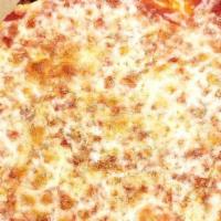 Cheese Pizza · Mozzarella Cheese with our delicious pizza sauce