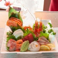 *Sashimi · Assorted sliced raw fish.