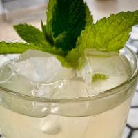 Fresh Mint Lemonade · Special family recipe! Sweetened