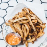 French Fries · served with harissa aioli