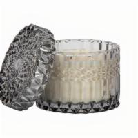 Glass Jar Candle (Light Grey / Heathered Suede) · HEATHERED SUEDE Petite Shimmer Candle 8oz
Brushed Suede & Oakmoss embers & Palo Santo
Approx...