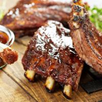 Bbq Ribs · There's nothing better than BBQ ribs, a traditional cookout favorite.
