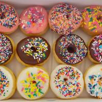 1 Dozen Sprinkled Mini Donuts (Mix)  · 