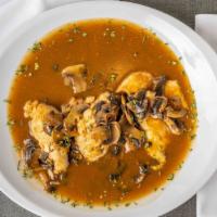 Chicken Marsala · Chicken breast sautéed with mushrooms & marsala wine sauce.
