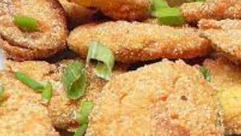 Little'S Fried Green Tomatoes · Fresh green tomato slices hand battered and deep fried served with dale's tangy sauce.