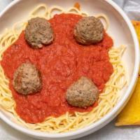 Spaghetti · Spaghetti smothered in Bearno’s own original marinara sauce and a variety of delicious toppi...