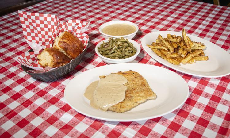Chicken Fried Chicken · Boneless, Skinless Chicken Breast, Breaded and Chicken Fried, Topped with our Gravy