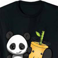 Panda T-Shirt · Official mascot of Bobaddiction! White color for delivery only.