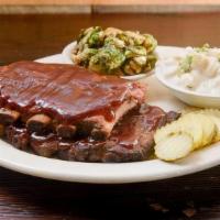 Full Rib Platter · served with choice of 2 sides
