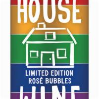 House Wine Rosé Bubbles · Crisp and elegant aromas of fresh berries lead to lively citrus flavors on the palate. Brigh...