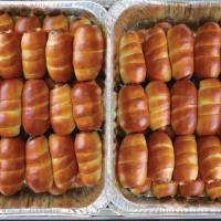 24 Mini Hot Dogs · Foil pan of 24 mini hot dogs