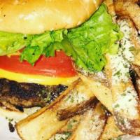 Hamburger · lettuce, tomatoes and mayo