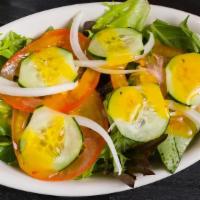Mesclun Green Salad · Mix healthy green.