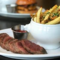 Butcher'S Steak Frites · Hand-Cut Fries, Saloon Steak Sauce