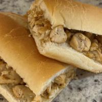 Chicken & Cheese Sandwich · Made with Seasoned Chicken and American Cheese