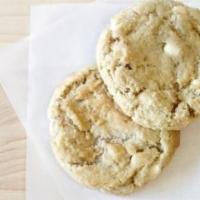 White Chocolate Chip · A sweet and buttery cookie with white chocolate chips. Unlike some versions, ours does not c...