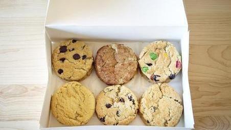 Dozen Cookie Bakery Box · One dozen (12) cookies of your choosing. Choose cookie flavors below. Use the 