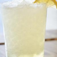 Large Lemonade · Freshly squeezed lemons added to our housemade lemonade syrup, topped with our famous bullet...
