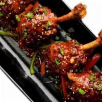 Drums Of Heaven · Mouthwatering dish is prepared with medium sized chicken drumsticks in sweet, spicy & sour s...