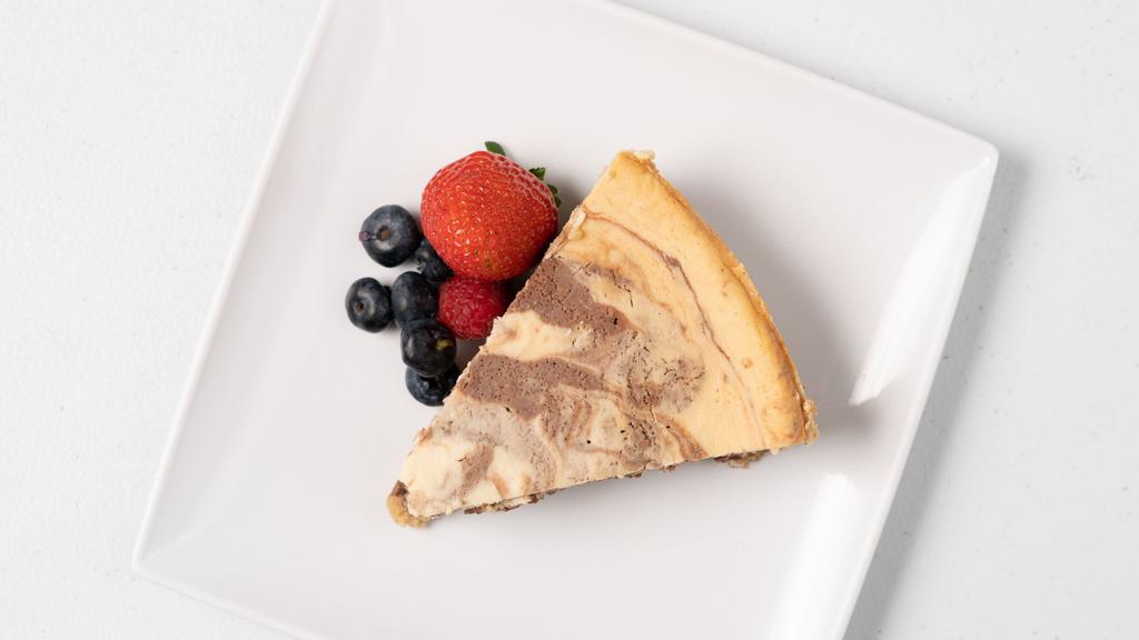 Cheese Cake (Slice) · Keto or gluten free, chocolate marble or plain