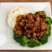 General Tso'S Chicken · Hot and spicy. Chunks of chicken done to crispy sauteed with our chef's special hot pepper s...