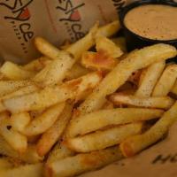 Baked Fries · Baked and Served with Yummy Sauce