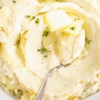 Side Mushed Potato · Creamy mashed potatoes
