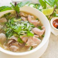 Phở Đặc Biệt (Special) · A must-have for the pho lover. All cuts of beef including eye-round steak, brisket, meatball...