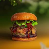 Smoke A Bbq Vegan Burger  · Seasoned plant-based patty topped with melted vegan cheddar cheese, barbecue sauce, lettuce,...
