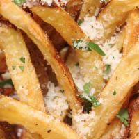 Truffle Parmesan Frites · Vegetarian. Served with truffle aioli for dipping