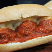  Meat Ball Sub · meat ball, cheese, and tomato sauce.