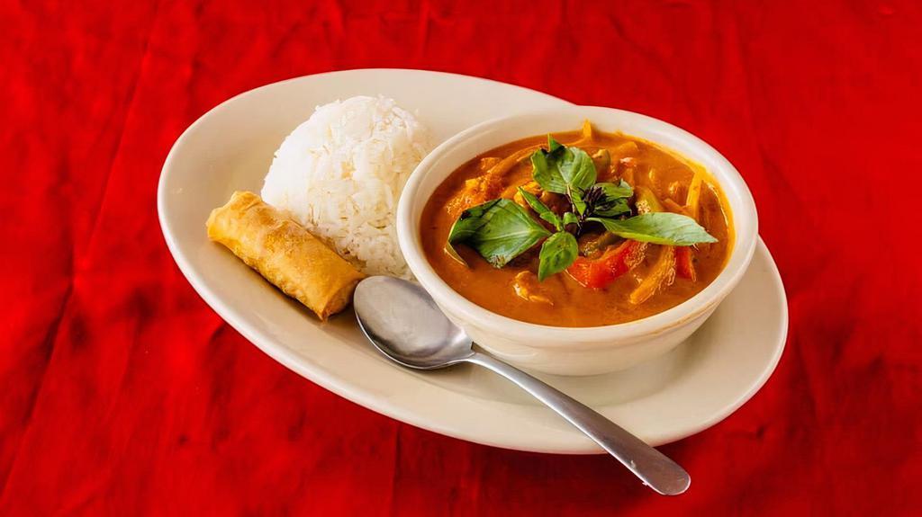 Red Curry · Coconut milk, bell pepper and bamboo.